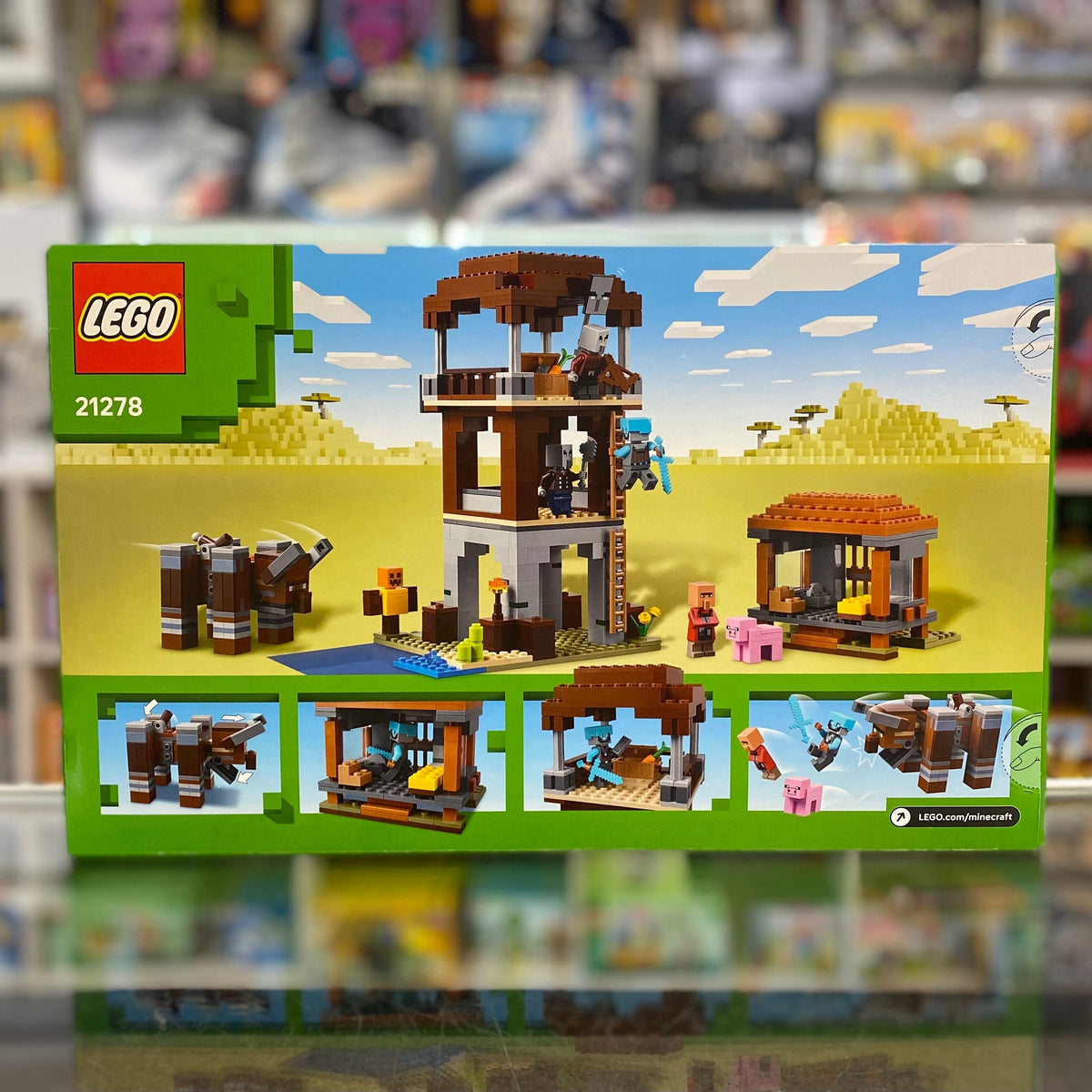 The Pillager Outpost and Ravager, 21278 - LEGO® Minecraft Set