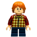 Ron Weasley - Dark Red Plaid Shirt, hp513, LEGO® Harry Potter™ Minifigure