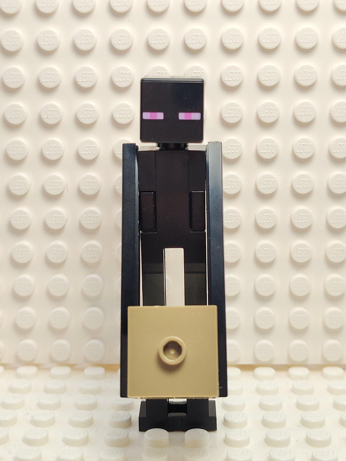 Enderman - Tan Block with Dark Tan Top and bottom, min139