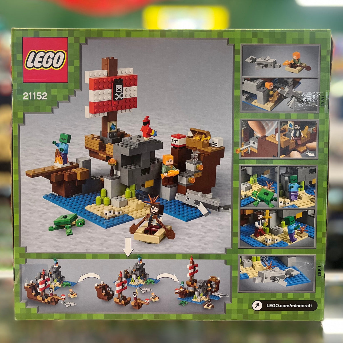 The Pirate Ship Adventure, 21152 - LEGO® Minecraft Set